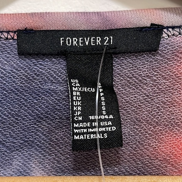 Forever 21 tie dye long sleeves sweater size small - Picture 5 of 9